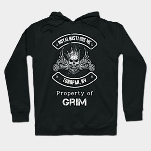 Royal Bastards MC Tonopah, NV Property Grim 2 Hoodie